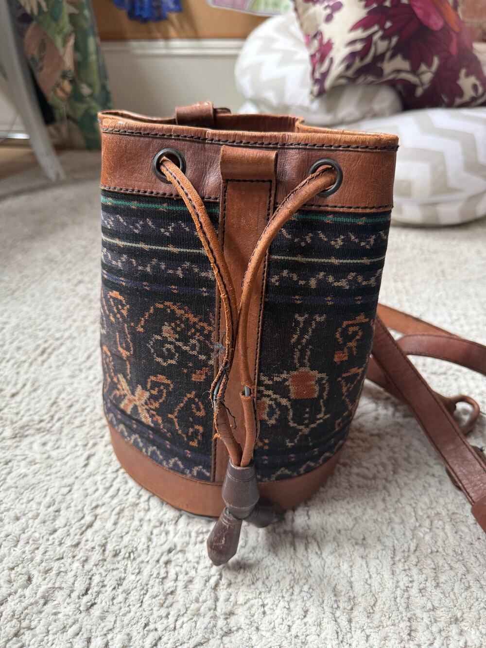 Boho Bucket Bag (a bit battered)